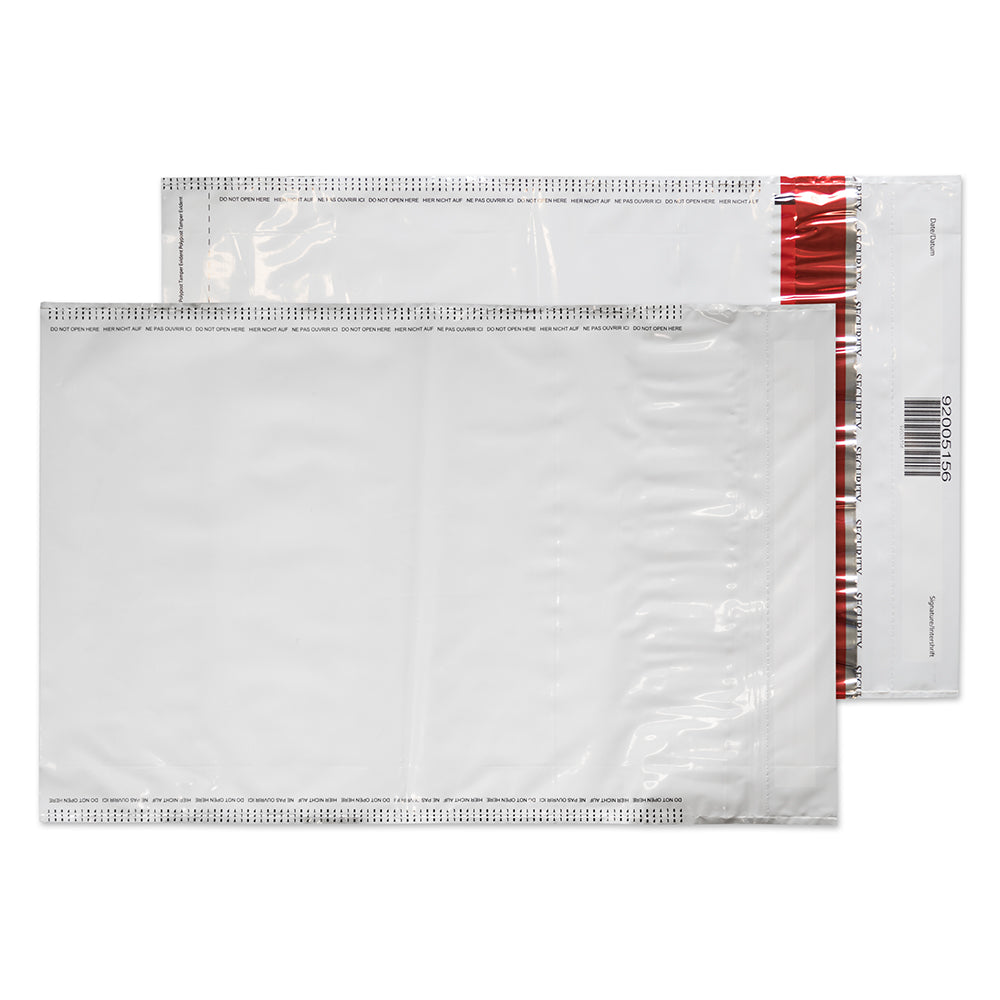 Blake Packaging White Peel&Seal Polythene Pocket 320x240mm 70Mu Pack 500 Code SE920
