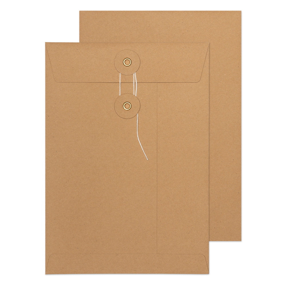 Blake Senses String & Washer Manilla Internal Mail Pocket 324x229mm 180gsm Pack 200 Code SW725
