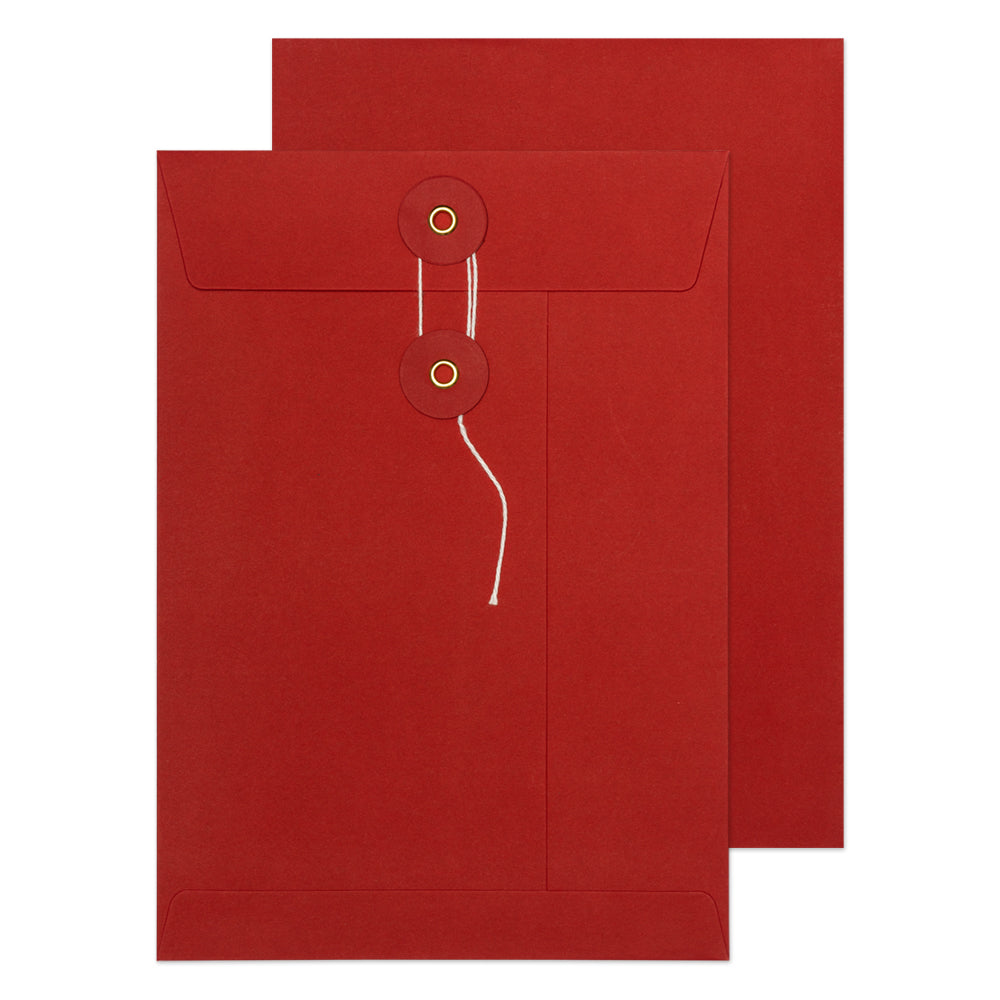 Blake Senses String & Washer Red Internal Mail Pocket 324x229mm 160gsm Pack 200 Code SW925