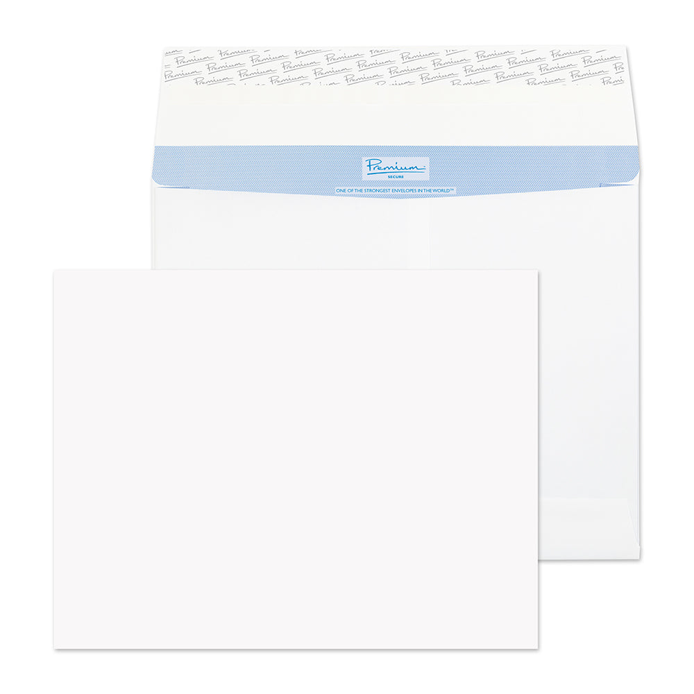 Blake Secure White Peel&Seal Tear Resistant Gusset 229x324mm 125gsm Pack 100 Code TR7700