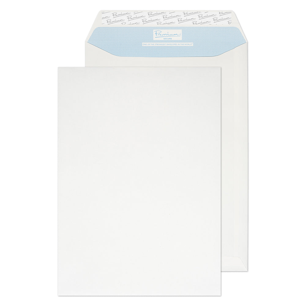 Blake Secure White Peel&Seal Tear Resistant Pocket 324x229mm 125gsm Pack 125 Code TR8800